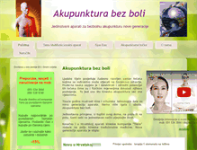 Tablet Screenshot of akupunktura.akcije.biz